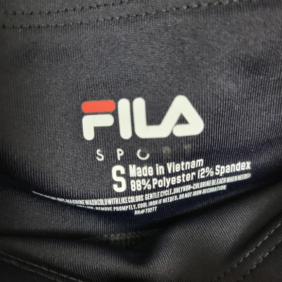 Fila Sports Women's Capri Leggings Small Colorblock Hidden Pocket High Waist - Picture 3 of 6